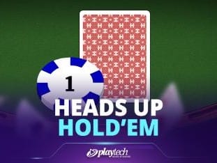Heads-up Hold'em game screenshot